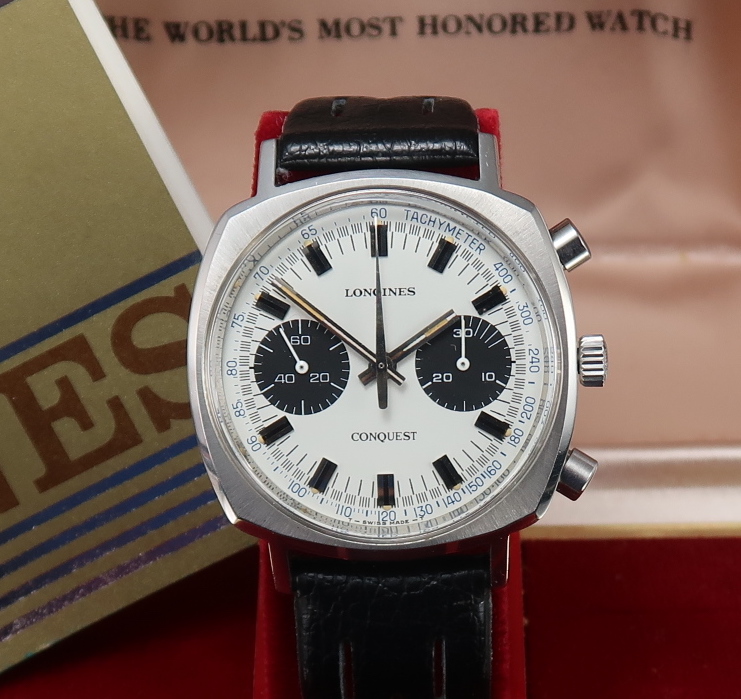 NOS / New Longines 30CH Conquest Panda B&P | Watch Archive / Sold ...