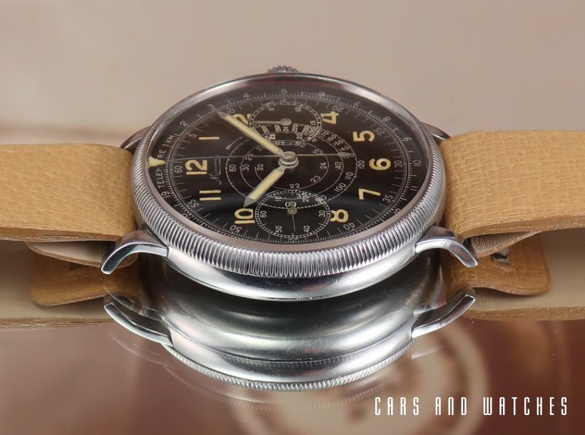 Minerva Oversize Pilot Watch 1930's