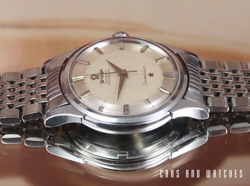 Unpolished Omega Constellation Pie-Pan no lume dial