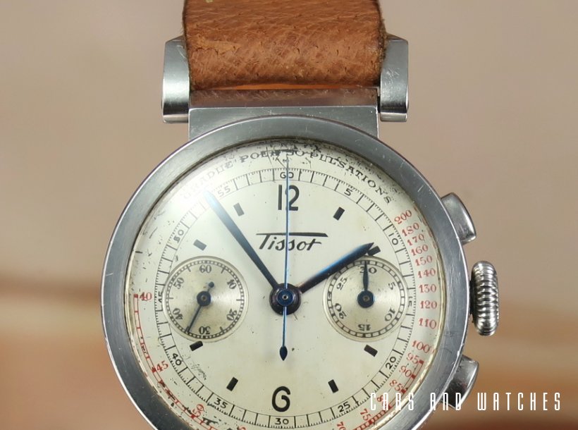 Rare Tissot 28,9 Chrono Hinge Case 