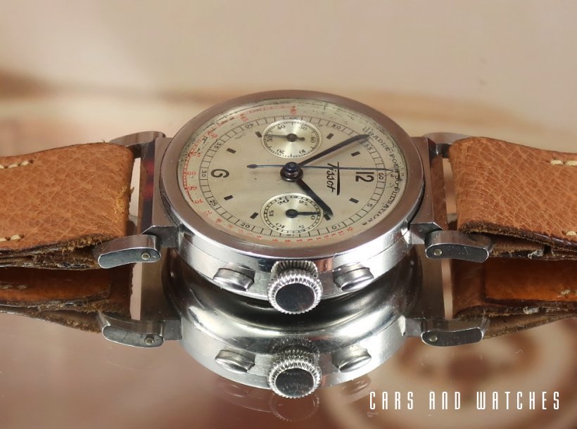 Rare Tissot 28,9 Chrono Hinge Case 