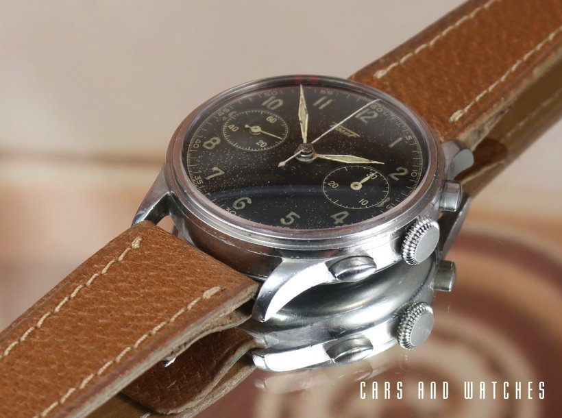 Tissot 15TL Chrono with rare Radium Military style dial