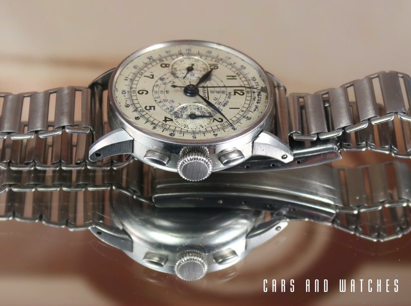 Very rare Tissot 28,9 Chronograph with special case