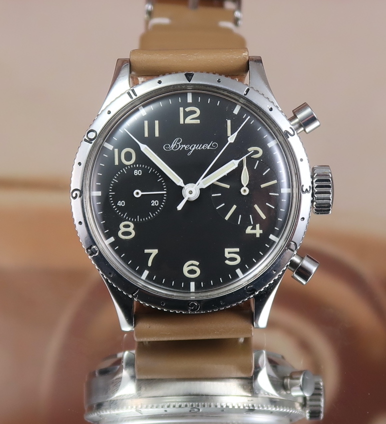 Rare Mint Breguet Type 20 XX Flyback chrono from 1958 Watches