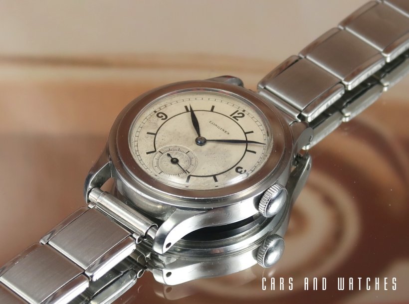 Longines Tre Tacche 35mm with rare Sector dial