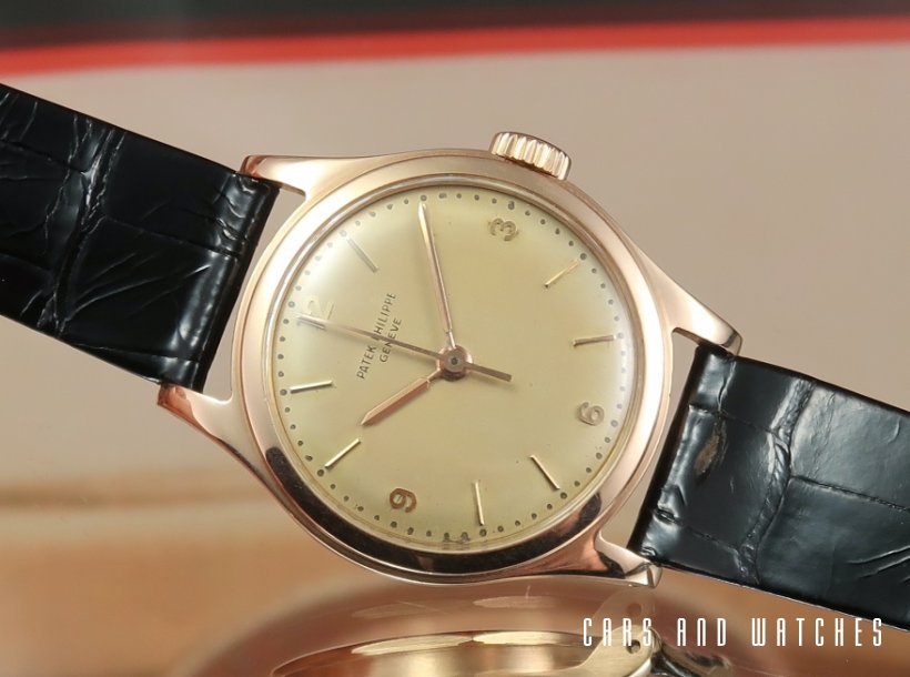 Pink gold Patek Philippe 2508 with unique dial from 1956