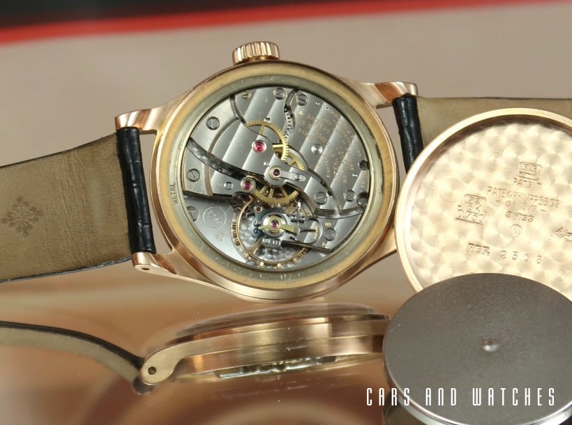 Pink gold Patek Philippe 2508 with unique dial from 1956