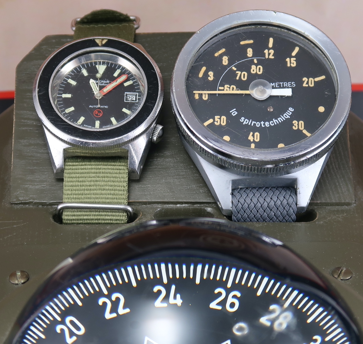 Super rare Blancpain Bundeswehr with dive board Watches Cars