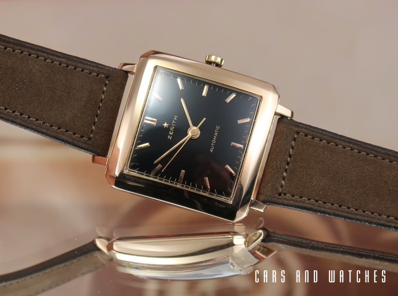 Zenith Cioccolatone in 18K pink gold with stunning black dial