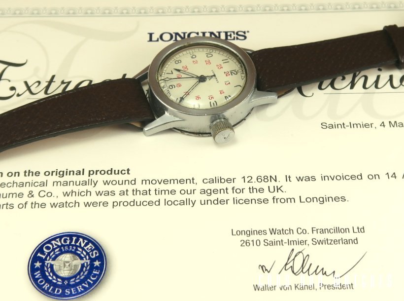 Rare Longines UK Military COSD 'Tuna Can' from the book