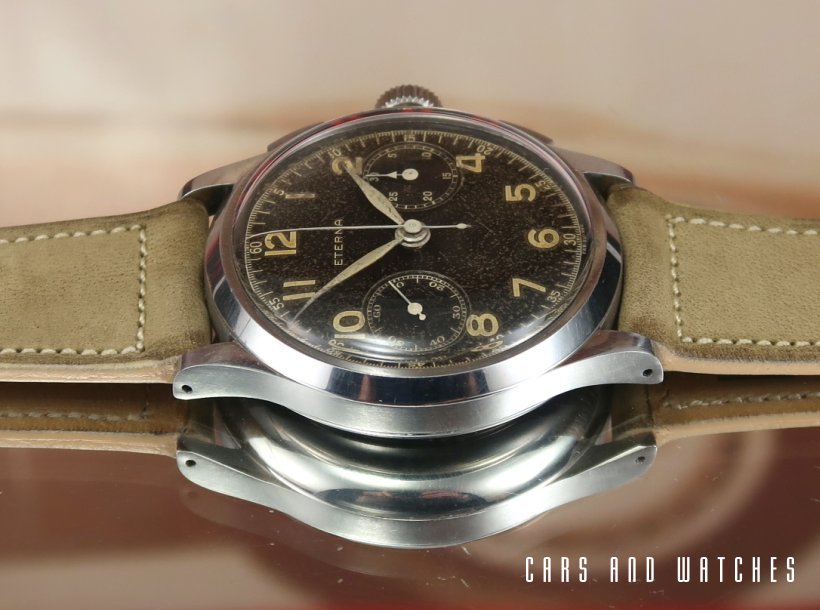 Rare Eterna Chronograph Majetek Czech Military