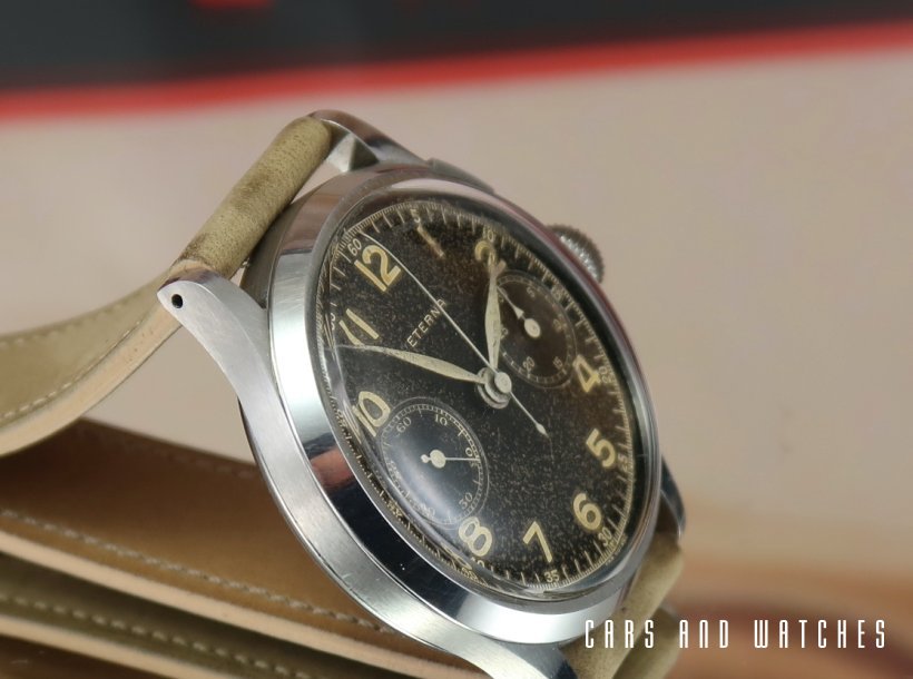 Rare Eterna Chronograph Majetek Czech Military