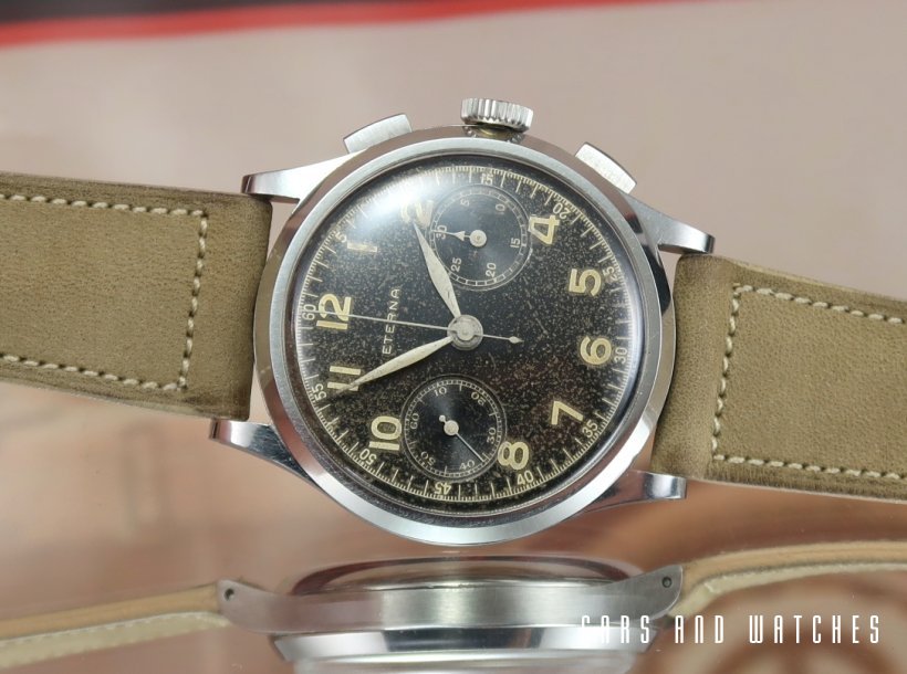 Rare Eterna Chronograph Majetek Czech Military