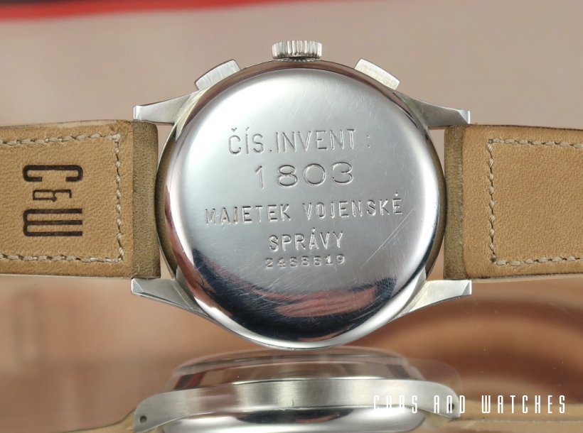 Rare Eterna Chronograph Majetek Czech Military