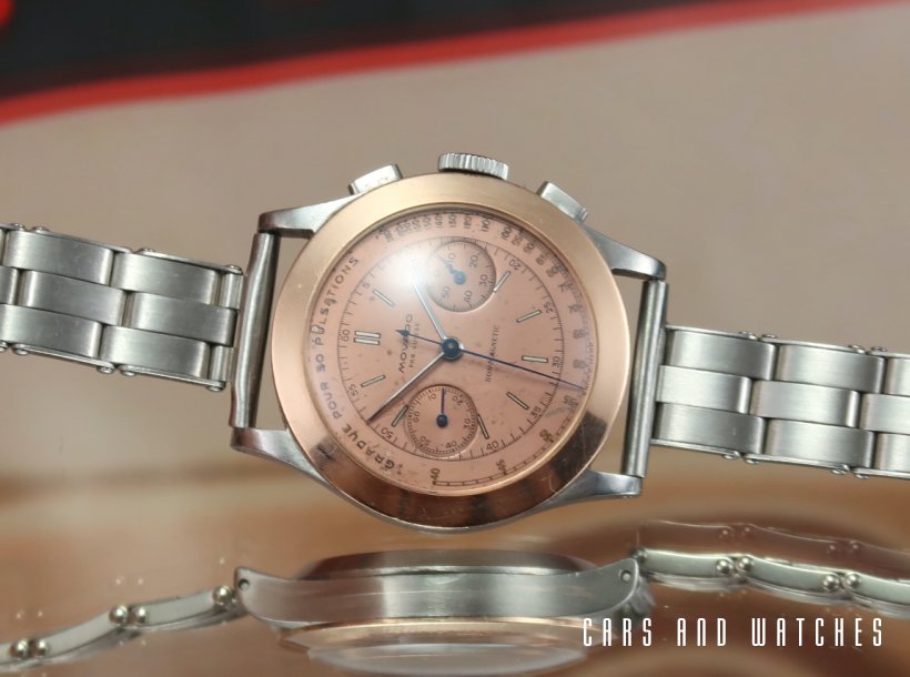 Super rare Movado m90 chronograph salmon from the end 30's