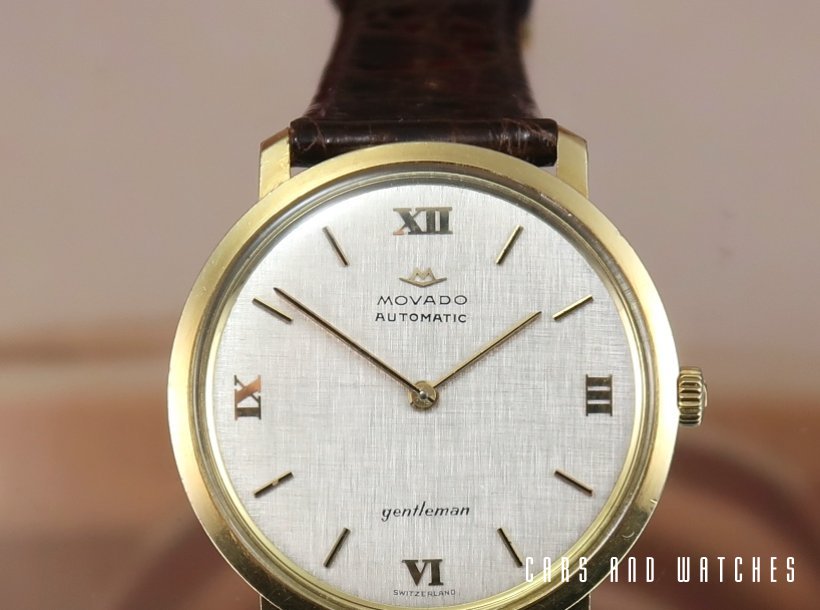 Rare ultra thin Movado Gentleman Microrotor 18K