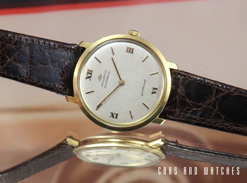 Rare ultra thin Movado Gentleman Microrotor 18K