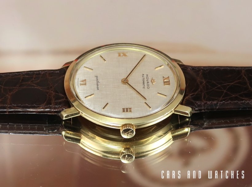 Rare ultra thin Movado Gentleman Microrotor 18K