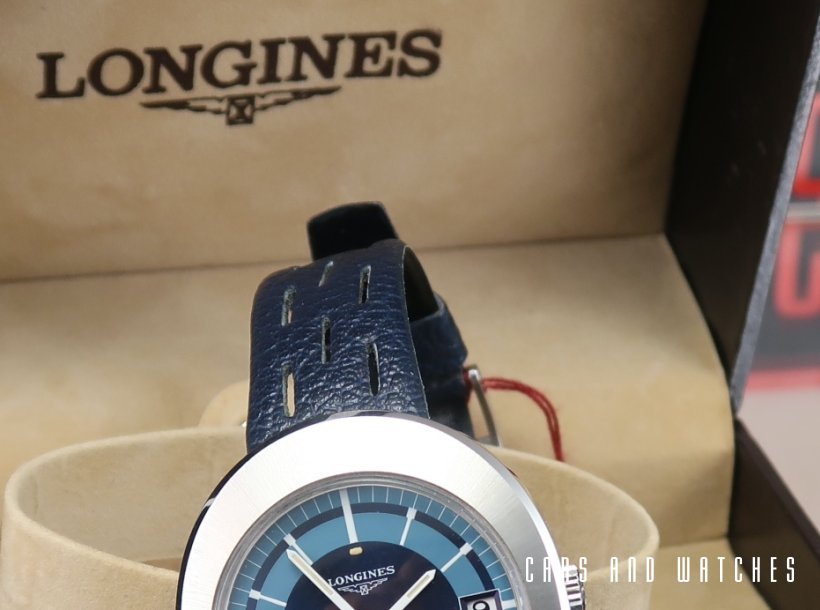 NOS Longines Admiral Flying Saucer with special dial